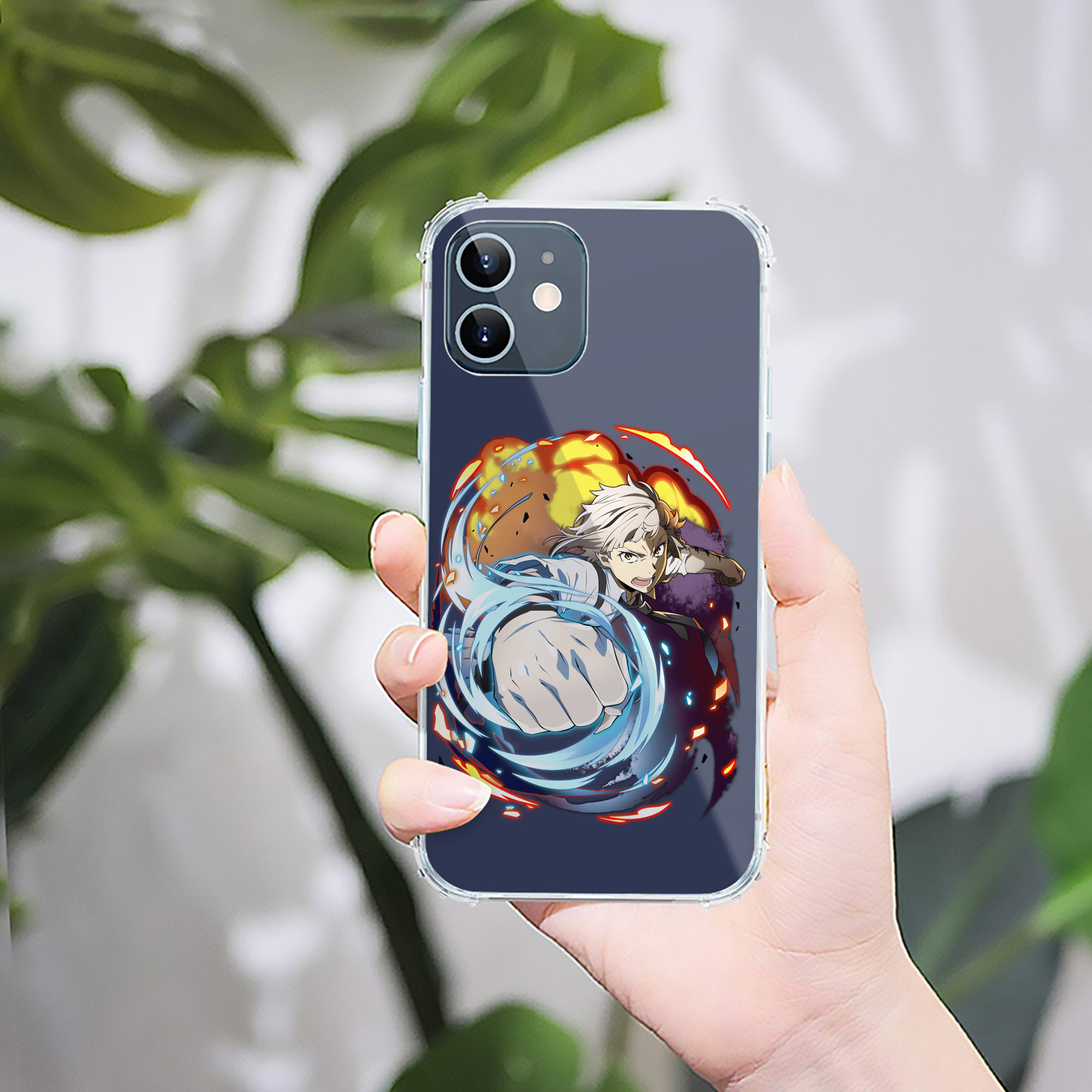 （画像用） 文豪ストレイドッグス Bungo Stray Dogs 【iPhone 12シリーズ対応】透明スマホケース（クリアソフトケース）